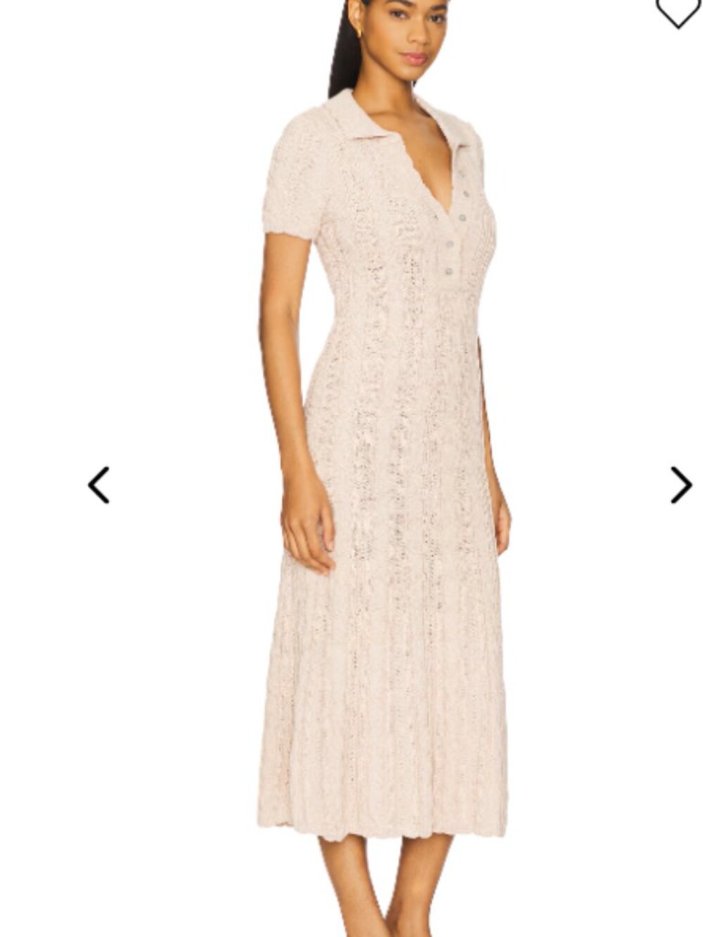 Free People Amory Cable Knit Midi Dress Size Medium